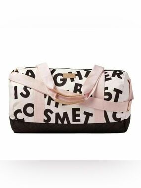 Benefit Cosmetics Large Duffle Bag - "Laughter is the Best for travel " - NWOT